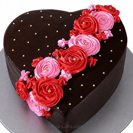 Love Bloom Chocolate Cake