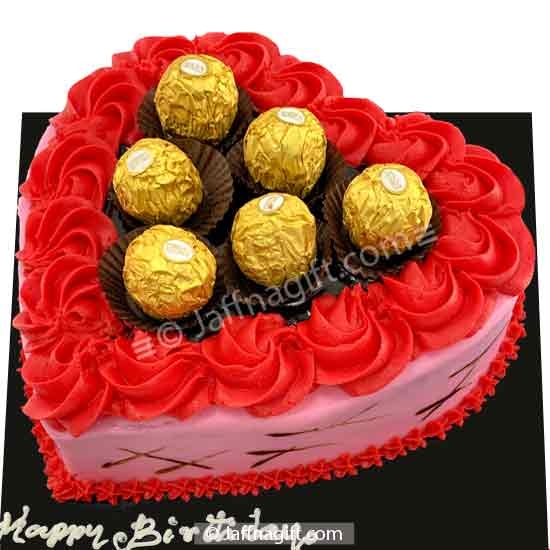 Ferrero Rocher with red heart Ferrero Rocher with red heart