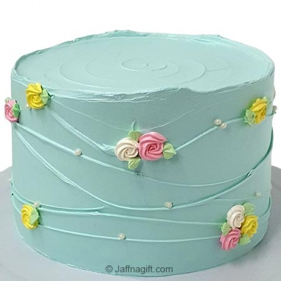 Blizzard blue cake