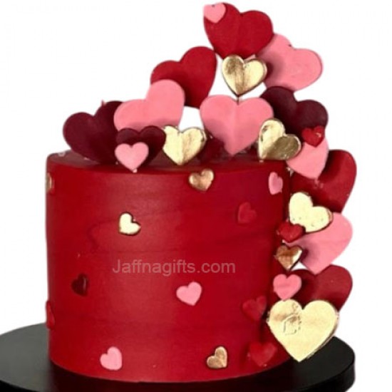 Valentines day cake 