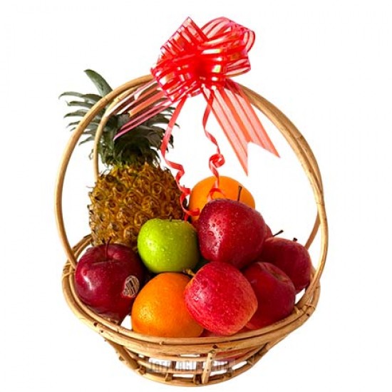 Apple Orange Pineapple Basket