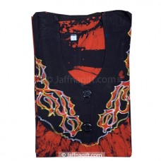 Orange Batik Cotton 