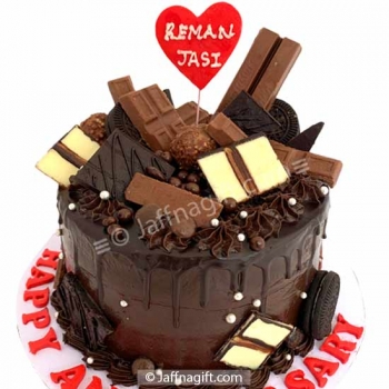 Choco topping cake