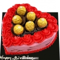 Ferrero Rocher with red heart