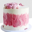 Pink White tower Cake