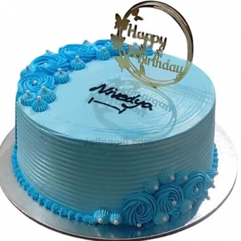 Sky Blue Cake