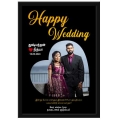 Happy Wadding Photo Frame 